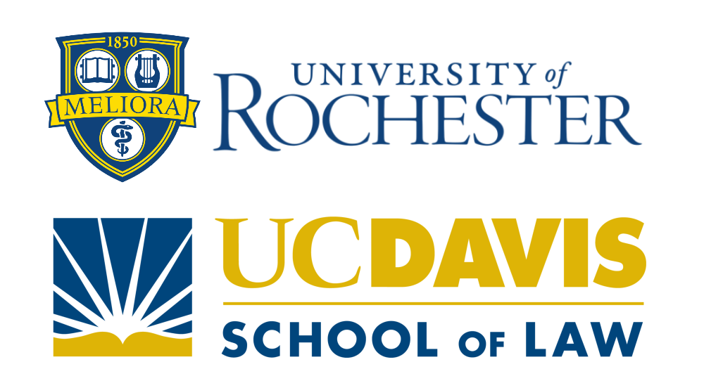 University of Rochester and UC Davis School of Law logos